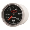 2-1/16" OIL PRESSURE, 0-100 PSI, GM BLACK